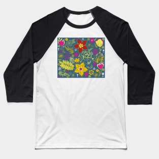 Brightly Colored Flowers for fans of Brilliant Colors Baseball T-Shirt